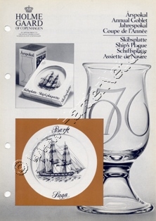 Holmegaard Glasvrk katalog 1976