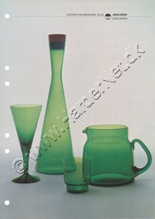 Kastrup-Holmegaard Glasv�rker katalog 1967-1973