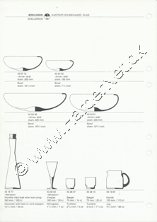 Kastrup-Holmegaard Glasv�rker katalog 1967-1973