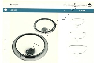 Holmegaard Glasv�rk katalog januar, 1963