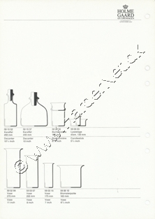 Holmegaard Glasvrk katalog 1967-1973