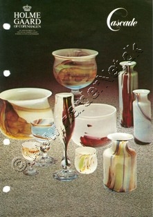 Holmegaard Glasvrk katalog juli, 1974