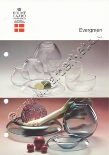 Holmegaard Glasvrk katalog, 1985 