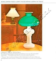 Holmegaard Glasvrk lampe katalog oktober, 1976