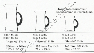 Holmegaard Glasvrk katalog 1978