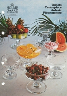 Holmegaard Glasvrk katalog september, 1977