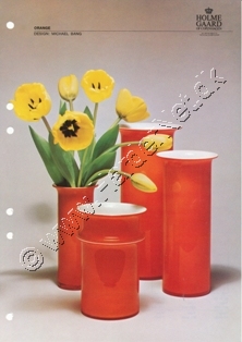 Holmegaard Glasvrk katalog april, 1972