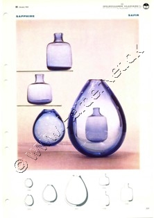 Holmegaard Glasvrk katalog januar, 1963