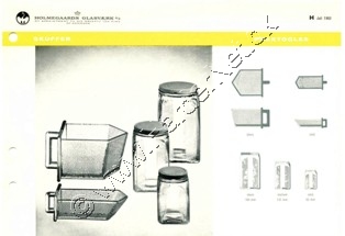 Holmegaard Glasvrk katalog juli, 1960