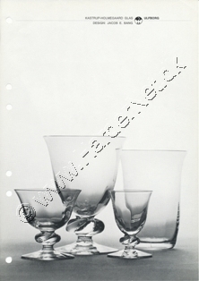 Kastrup-Holmegaard Glasvrker 1967-1973