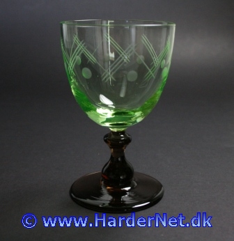 Frederiksborg glasservice designet af Jacob E. Bang for Holmegaard i 1933