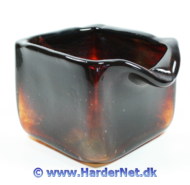 Lava kunstglas serie designet af Per L�tken for Holmegaard Glasv�rk i 1970