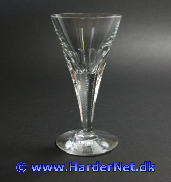 Siciline krystal glasservice fra Holmegaard Glasv�rk i 1928 eller tidligere.