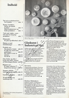 Magasin "Glas & mennesker" marts, 1980