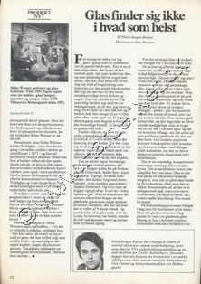 Magasin "Glas & mennesker" marts, 1980