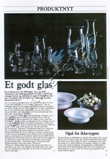 Magasin "Glas & mennesker" marts, 1985