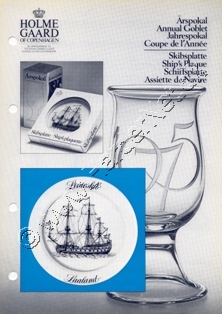 Holmegaard Glasværk katalog 1975