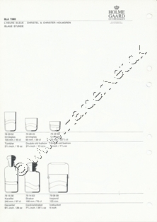 Kastrup-Holmegaard Glasvrk katalog 1967-1973