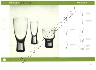 Holmegaard Glasvrk katalog 1959-1965