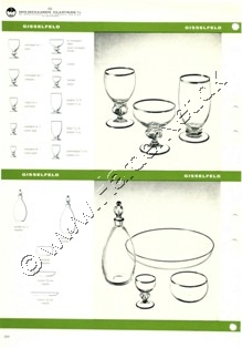 Holmegaard Glasvrk katalog 1958-1965