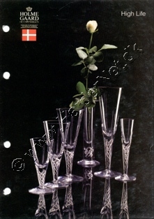 Holmegaard Glasvrk katalog juli, 1988