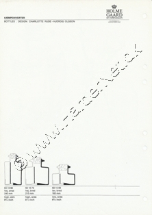 Kastrup-Holmegaard Glasvrker katalog 1967-1973