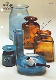 Holmegaard Glasværk katalog 1973-1976