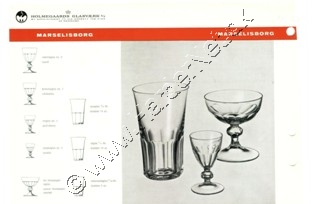 Holmegaard Glasvrk katalog 1958-1965 