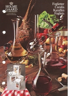 Holmegaard Glasvrk katalog november, 1976