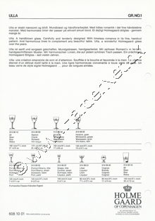 Holmegaard Glasværk katalog, 1985