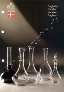 Holmegaard Glasværk katalog januar, 1989